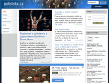 Tablet Screenshot of policista.cz